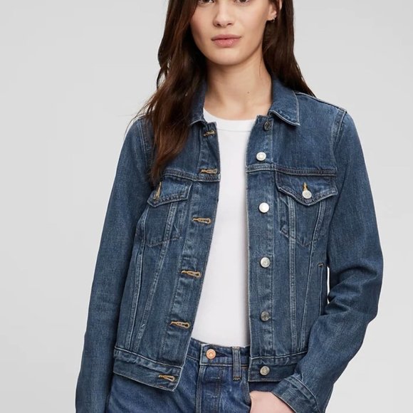 Gap small petite jean jacket - Picture 1 of 4